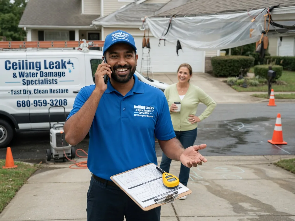 Ceiling Leak Cleanup La Luz, NM FAQs